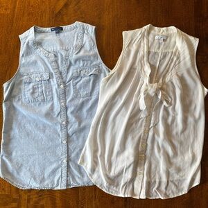 Bundle of 2 GAP Sleeveless Tops